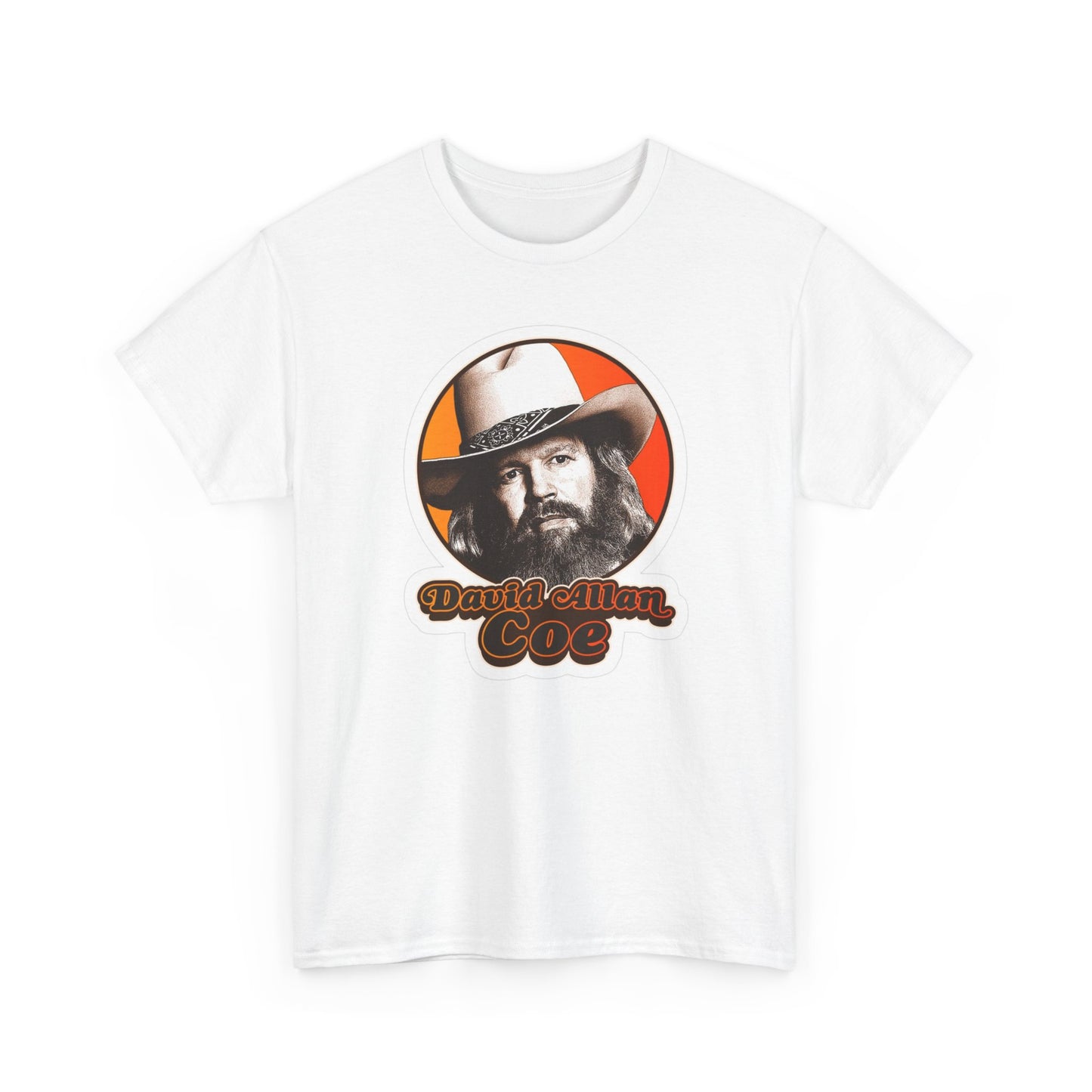 David Allen Coe Graphic T Shirt Vintage Country Unisex Heavy Cotton Tee