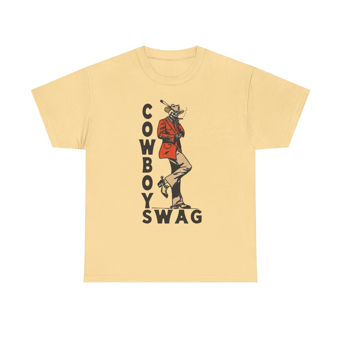 Cowboy Swag Graphic T Shirt Unisex Heavy Cotton Tee