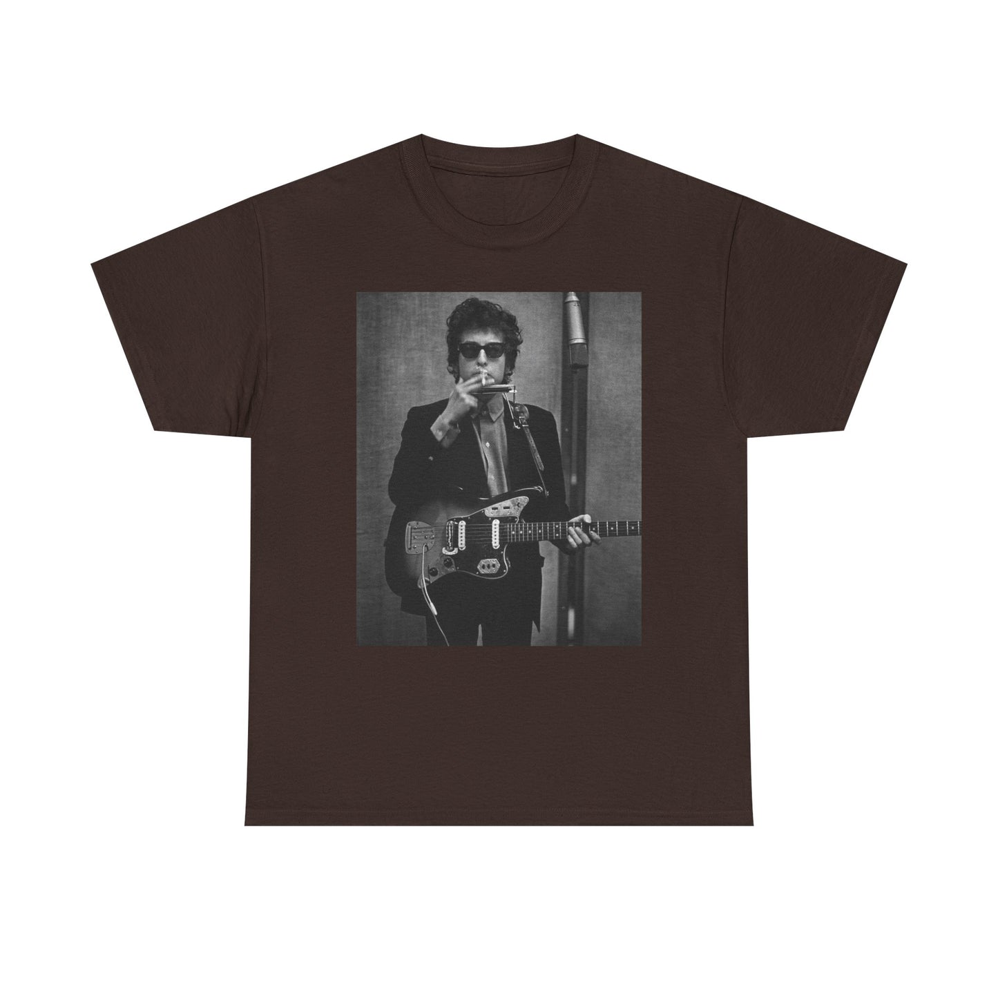Bob Dylan T-shirt vintage classic rock retro art Unisex Heavy Cotton Tee