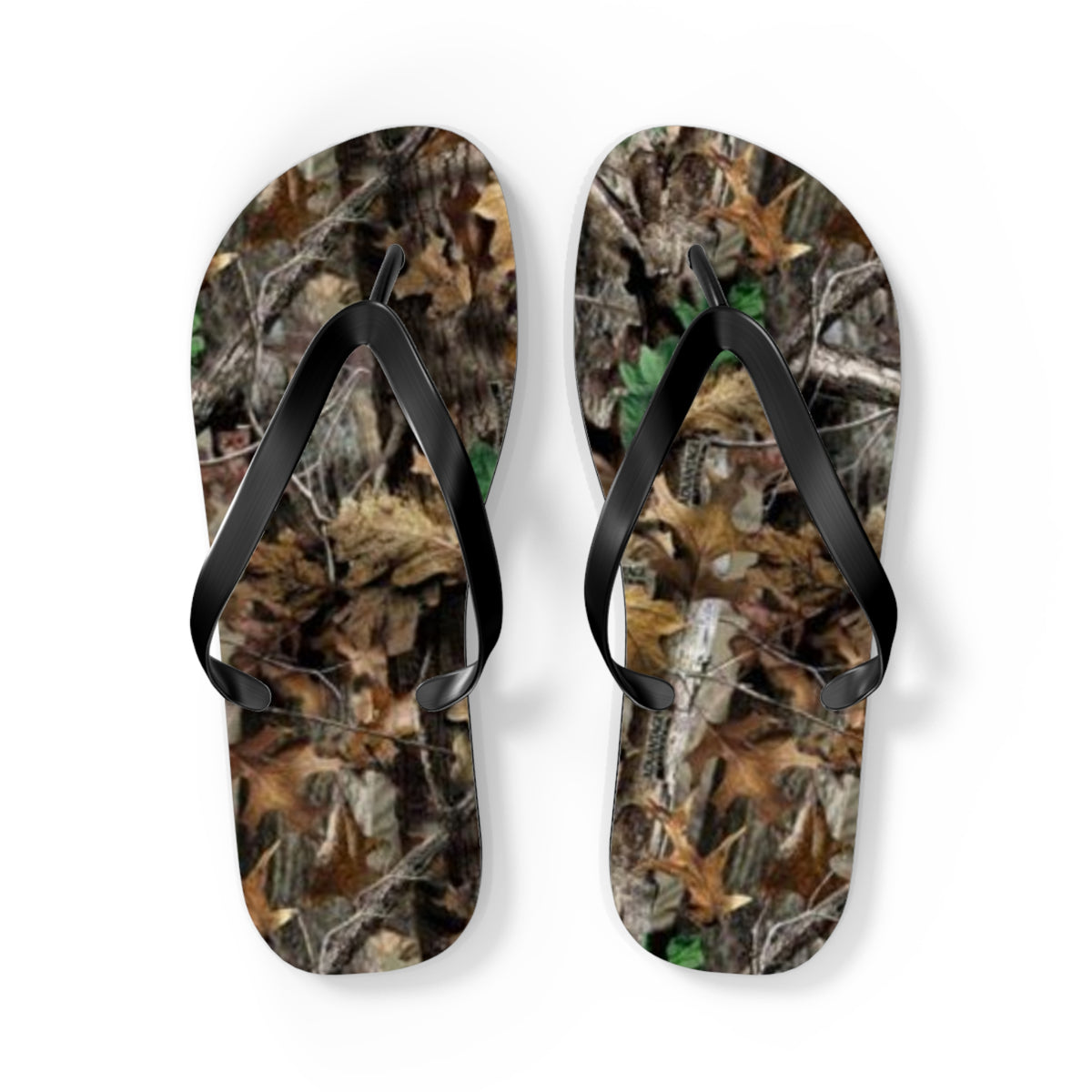 Waves And Sun Camo Tree Sandals Summer Flip Flops Slides BRAND NEW