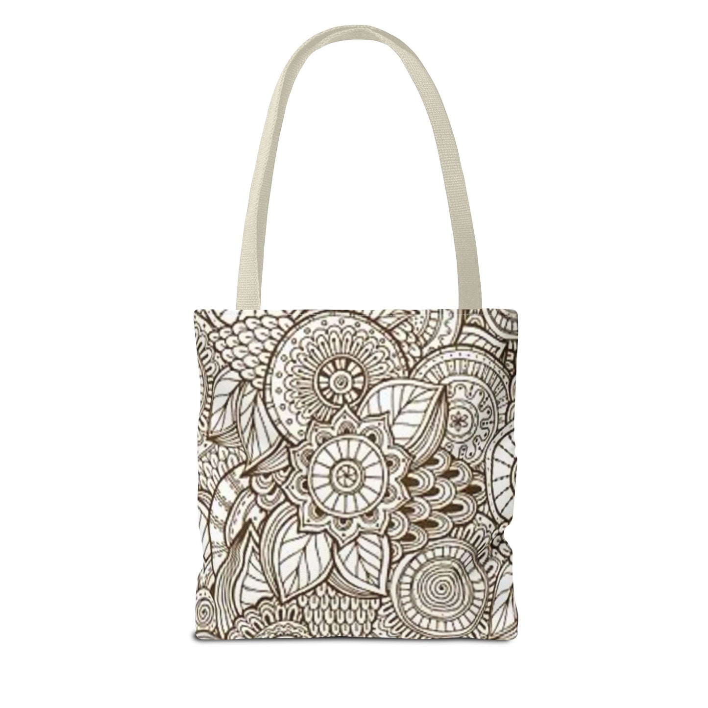 Tan Design Multi Color BRAND NEW MODERN Tote Bag (AOP)