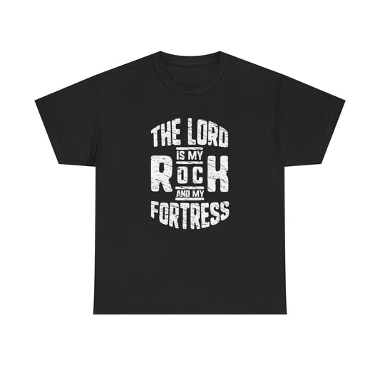 The Lord Is My Rock Graphic T Shirt NEW GIFT Unisex Heavy Cotton Tee