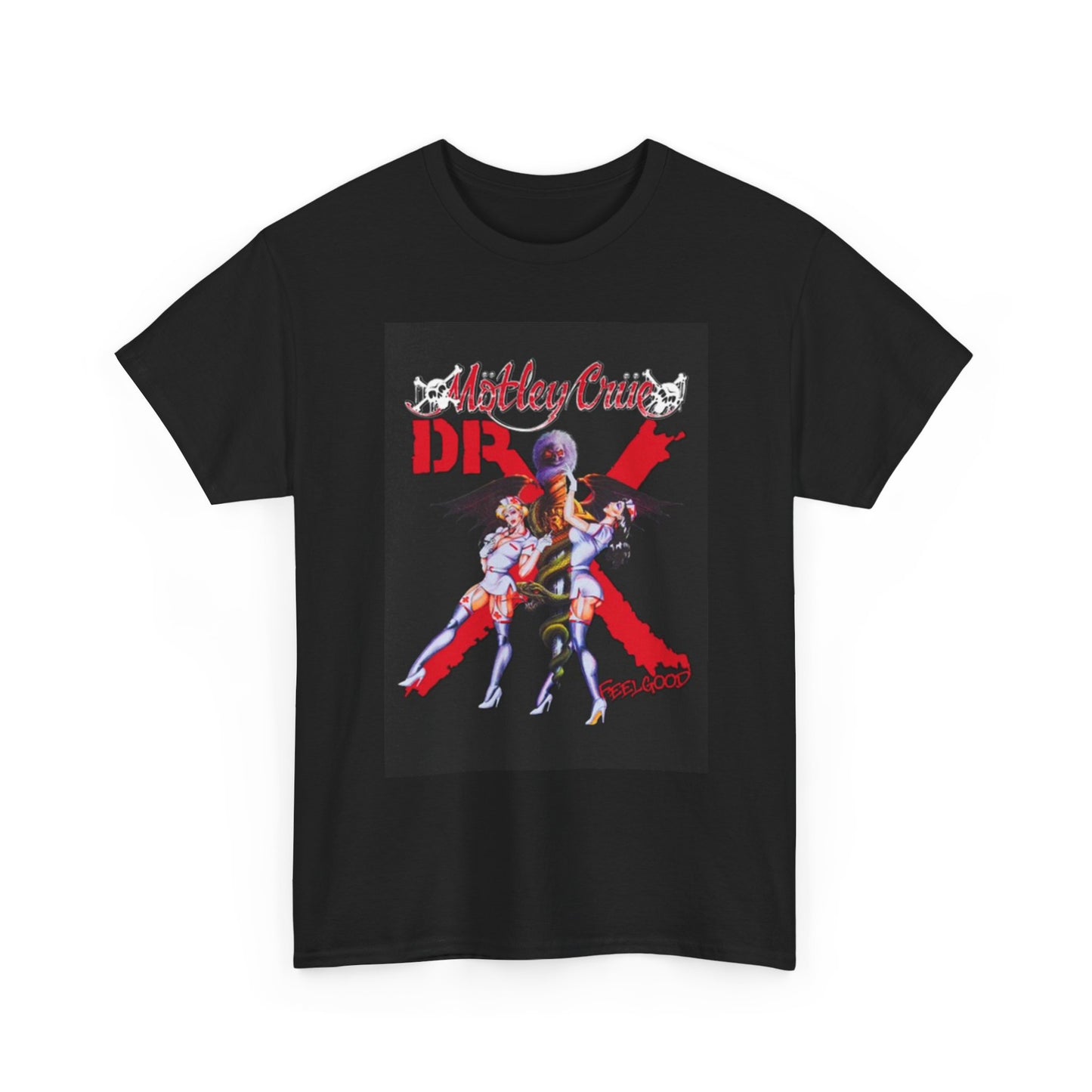 Motley Crue Graphic T Shirt Vintage Retro Rock Band Merch Unisex Heavy Cotton