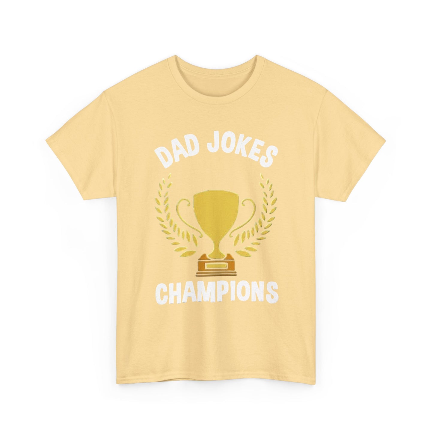 Dad Jokes Champion T SHIRT Retro Funny Jokes GIFT Unisex Heavy Cotton Tee