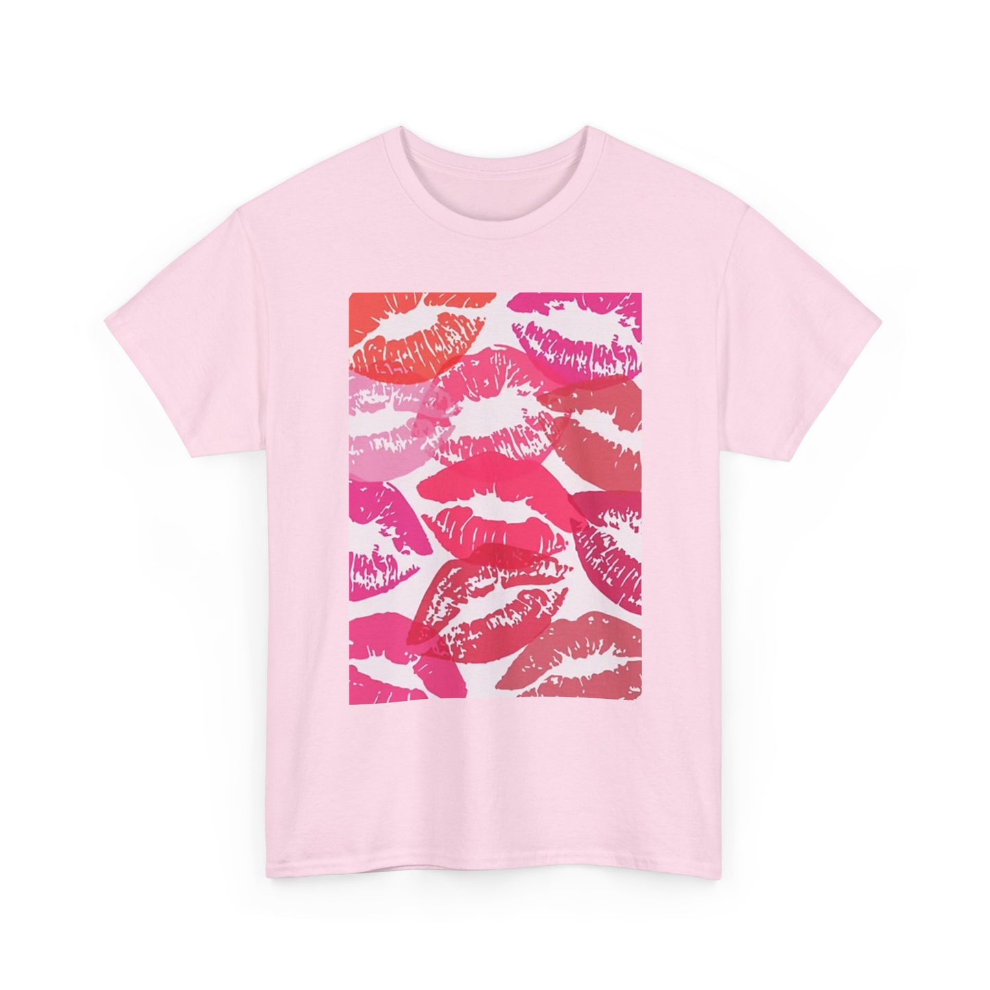 Kisses Graphic T Shirt Makeup Cosmetics Gift Unisex Heavy Cotton Tee