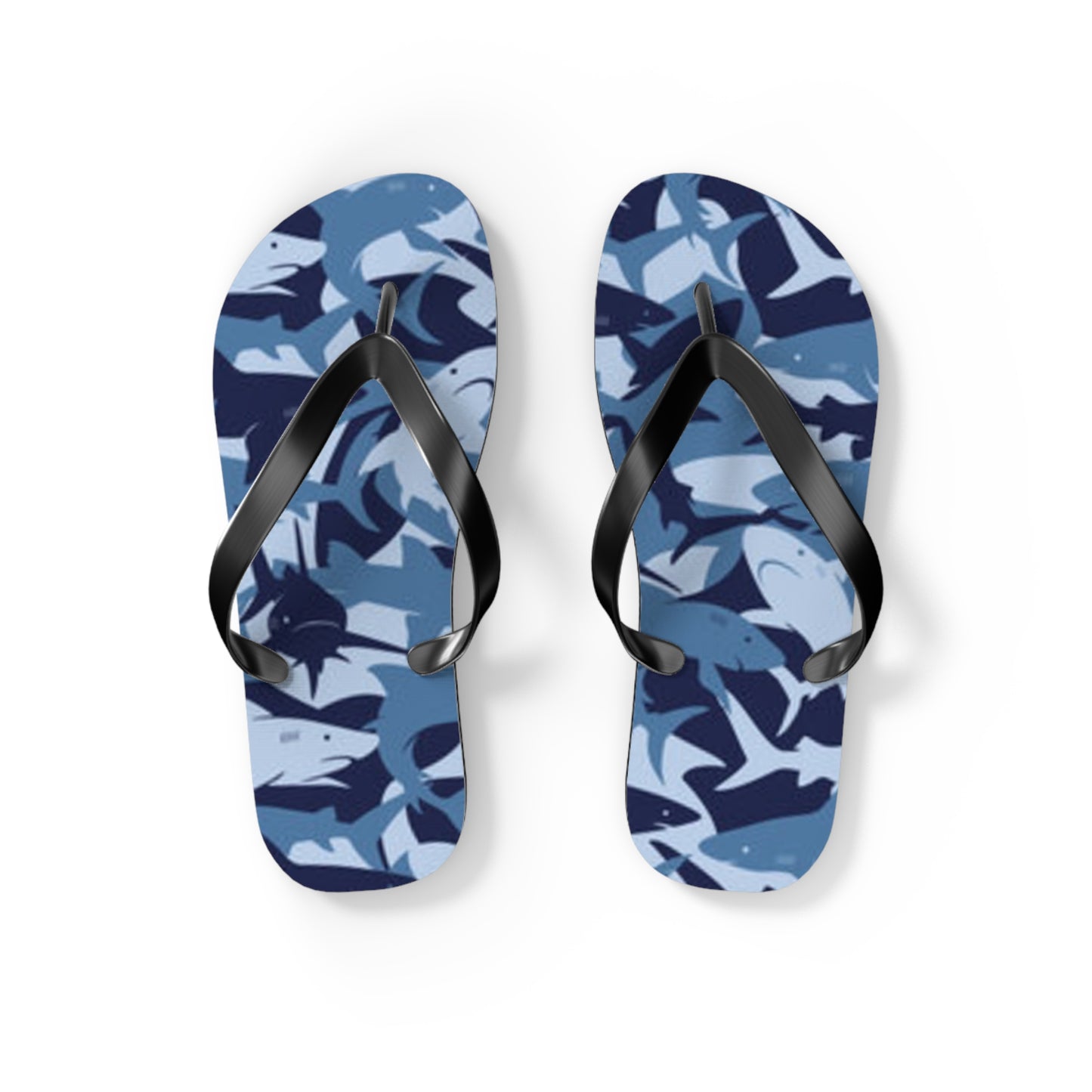 Sharks Summer Sandals, Beach Shoes, Vacation Flip Flops, Pool Slides