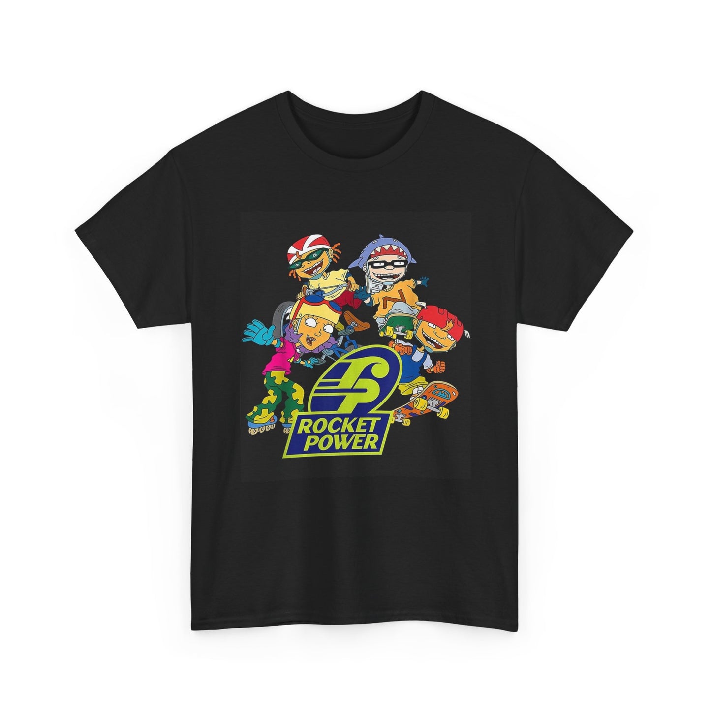 Rocket Power T shirt Retro 90s Cartoon Tv Series Graphic Unisex Heavy Cotton Tee