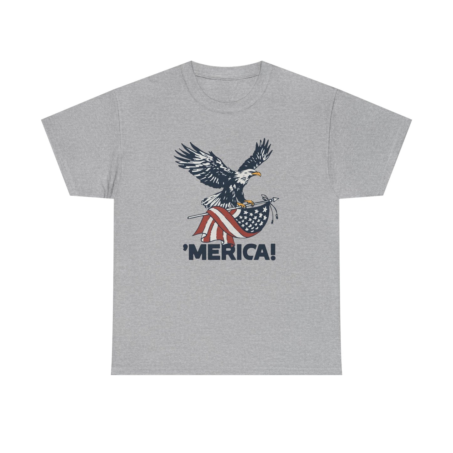 American Bald Eagle USA Graphic T Shirt Heavy Cotton Tee NEW ADULT UNISEX