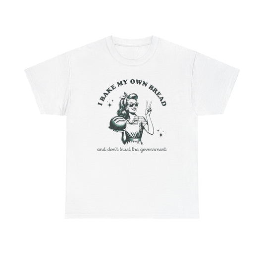 Don't Trust The Government Funny Graphic T Shirt NEW ADULT Unisex Heavy Cotton