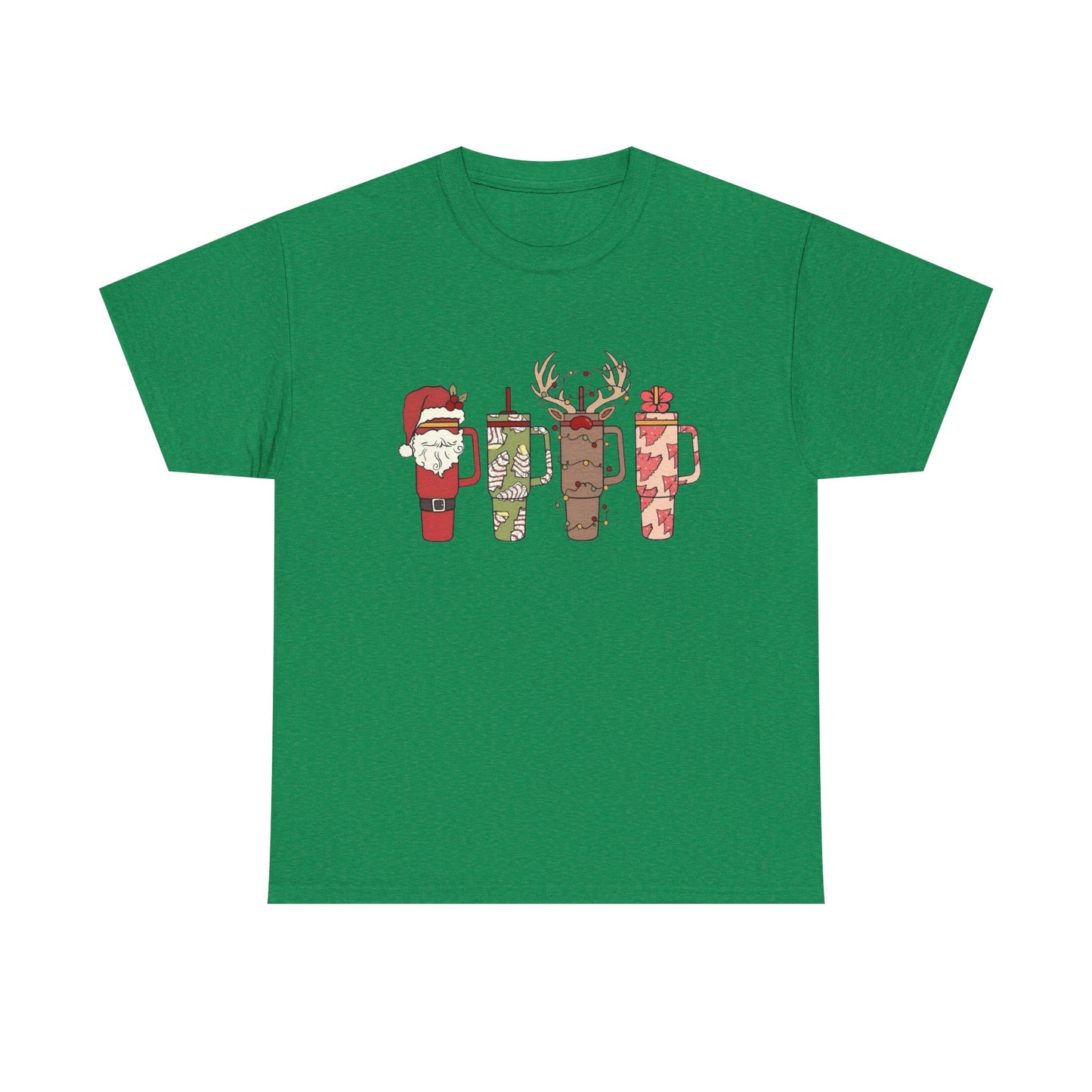 Christmas Stanly Cups Womens Funny Graphic T Shirt NEW ADULT