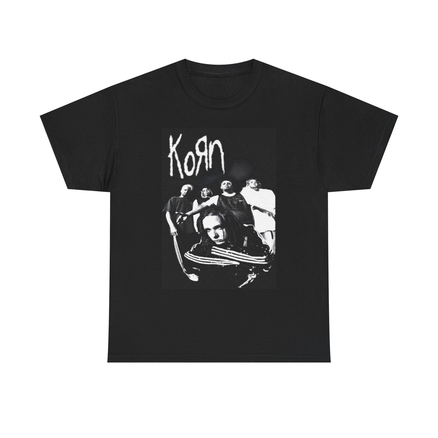 Korn Vintage Graphic T Shirt Retro Rock Metal Merch Unisex Heavy Cotton Tee
