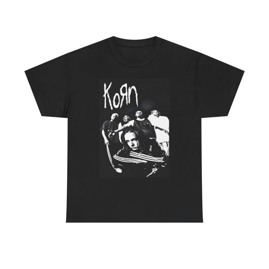 Korn Vintage Graphic T Shirt Retro Rock Metal Merch Unisex Heavy Cotton Tee