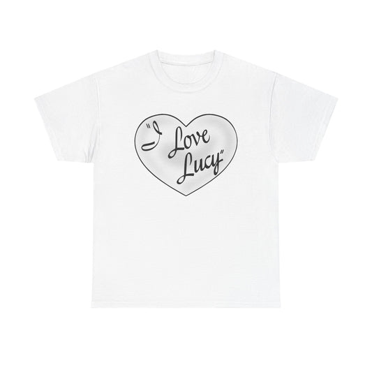I Love Lucy Graphic T Shirt Vintage Tv Series Comedy Unisex Heavy Cotton Tee