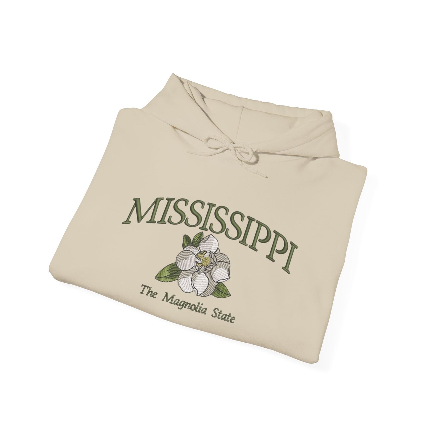 Mississippi The Magnolia State Graphic Hoodie Heavy Blend Sweatshirt NEW