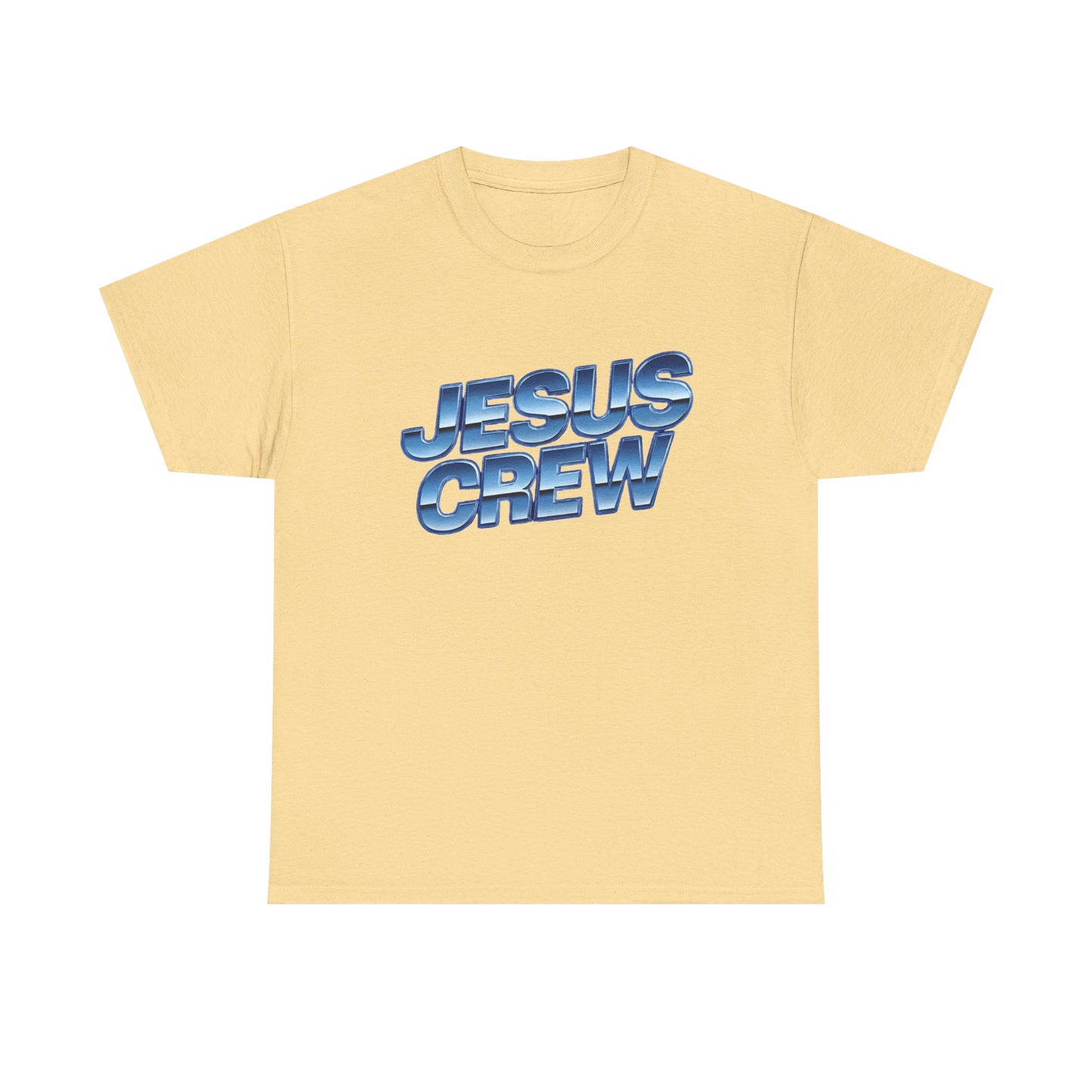 Jesus Crew Retro Graphic T Shirt Regular Men's Heavy Cotton Tee