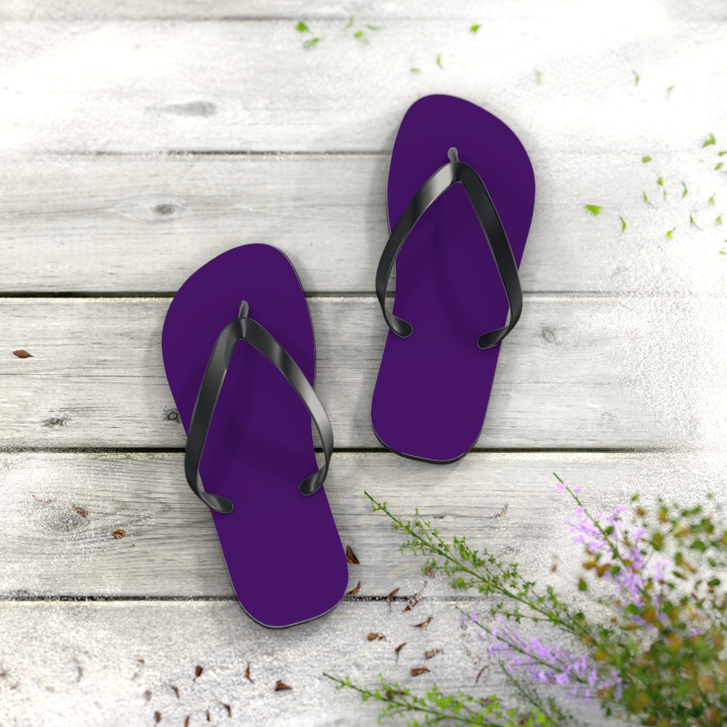 Concord Purple Flip Flops, Sandals Slides, Summer Footwear, Brand New
