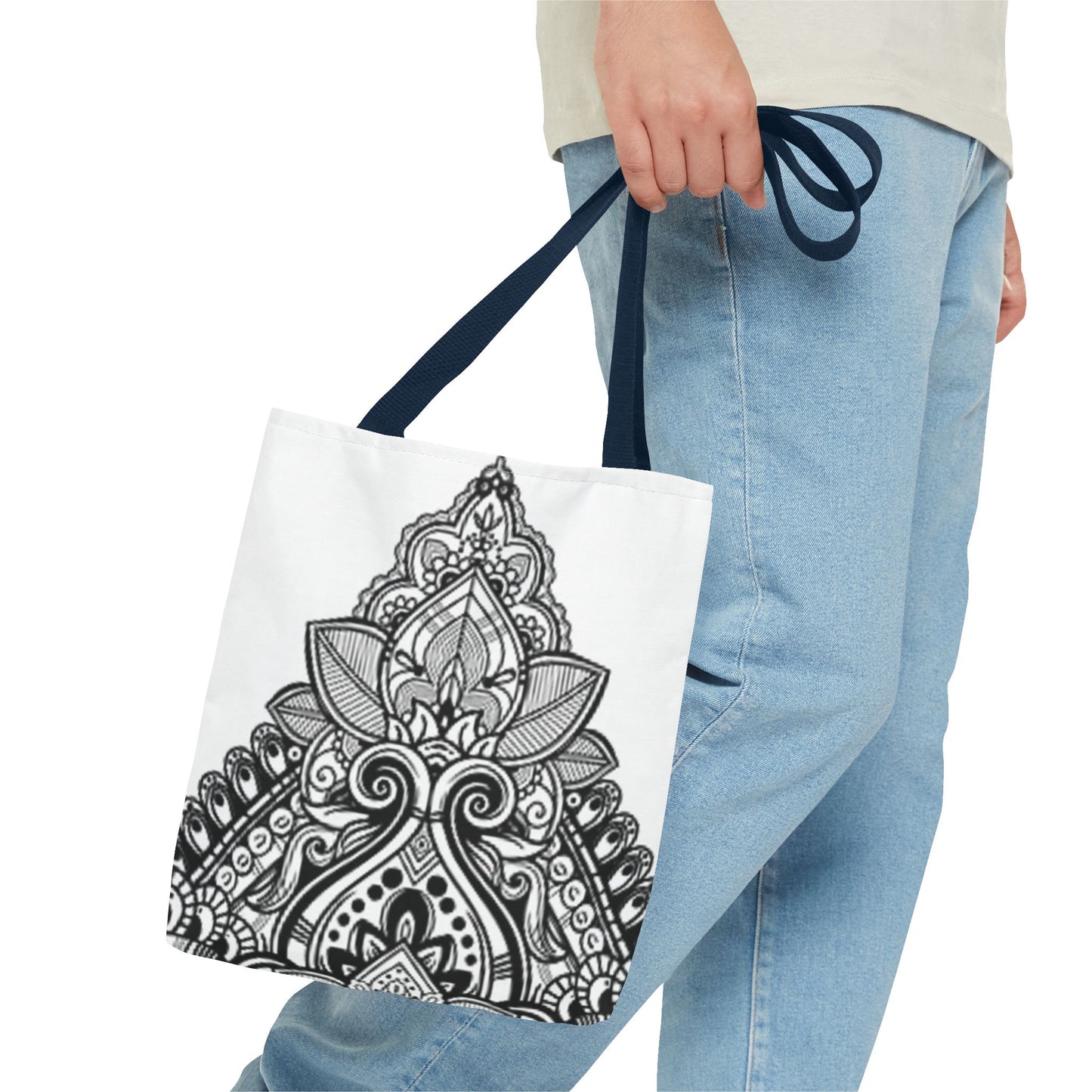 Black And White Design Multi Color BRAND NEW MODERN Tote Bag (AOP)