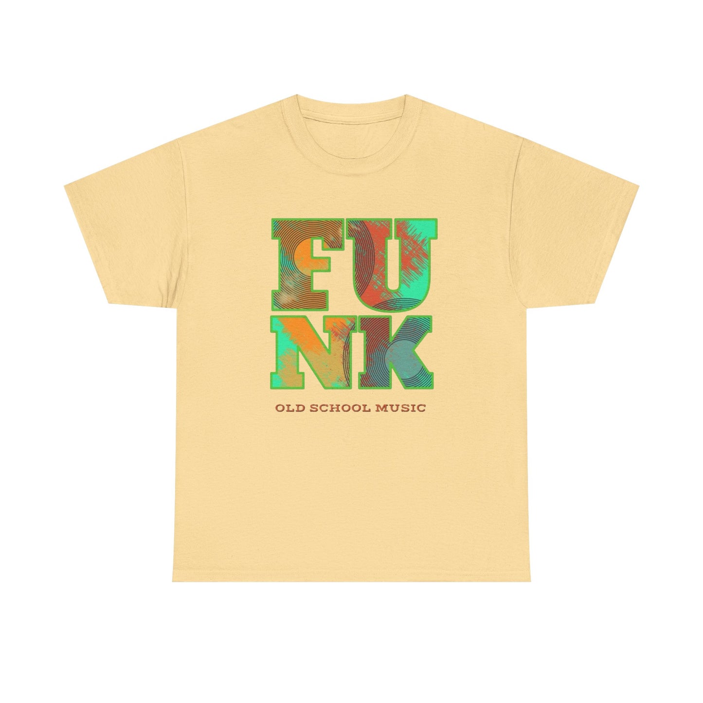 Funk Old School Music Graphic T Shirt NEW GIFT Unisex Heavy Cotton Tee