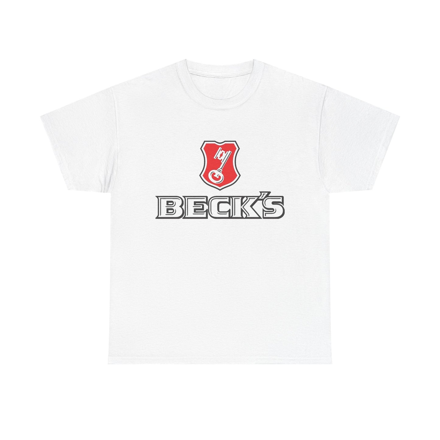 Becks Beer Retro Design Graphic T Shirt NEW Unisex Heavy Cotton Tee