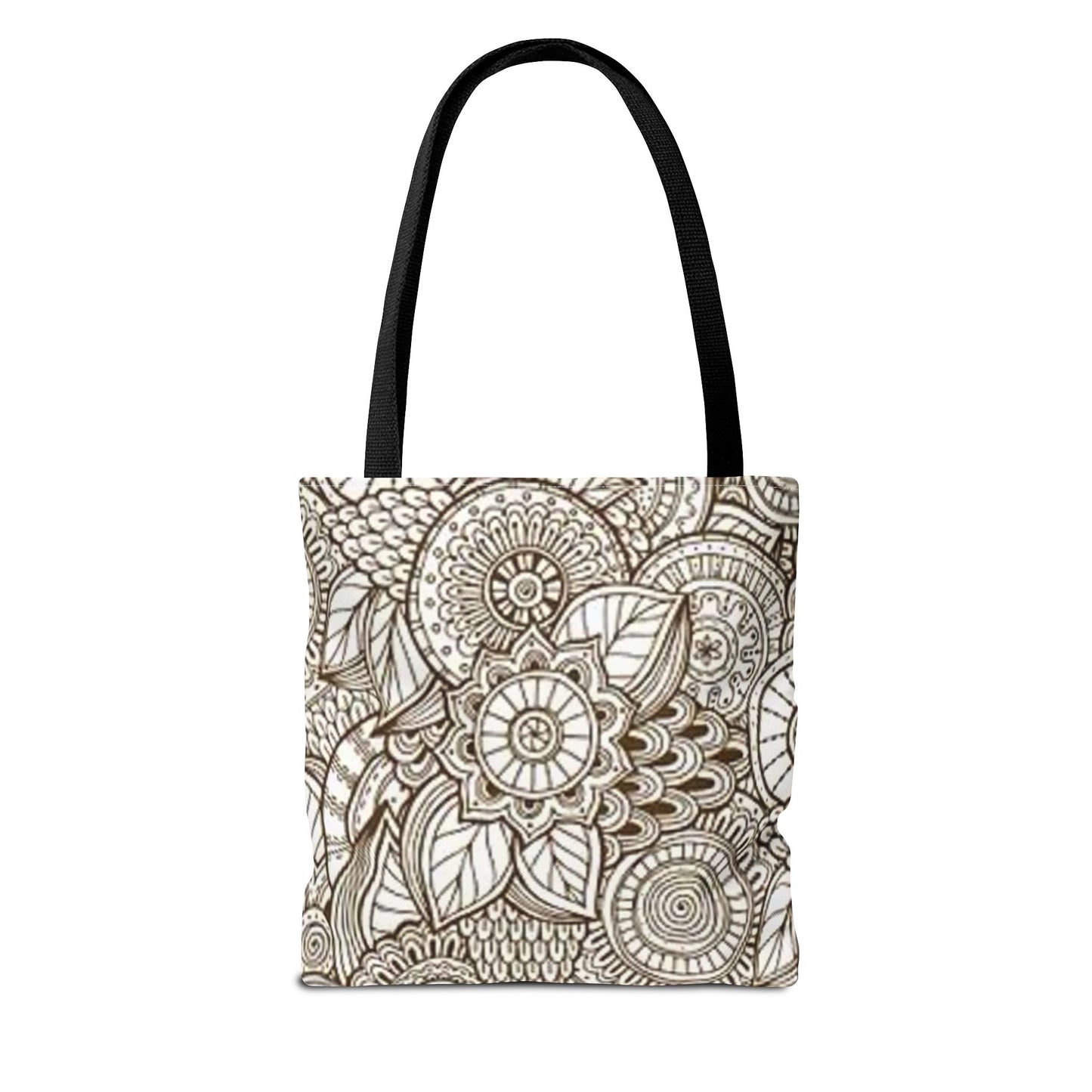Tan Design Multi Color BRAND NEW MODERN Tote Bag (AOP)