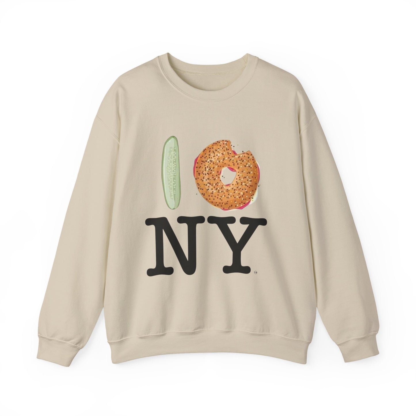 I Love New York Bagels Sweater NEW Unisex Heavy Blend™ Crewneck Sweatshirt