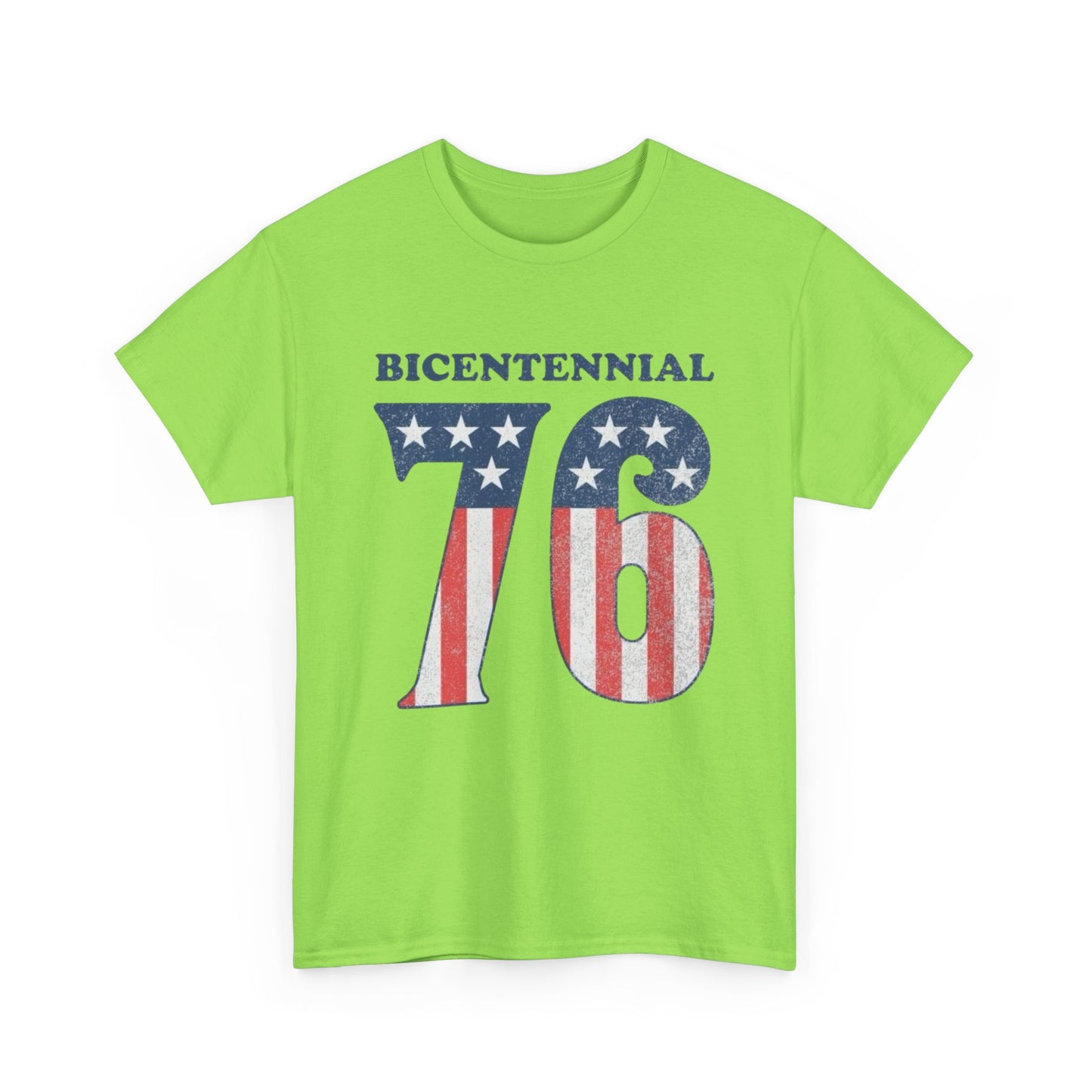 Bicentennial USA 76 Anniversary Graphic T Shirt Adult New Tee