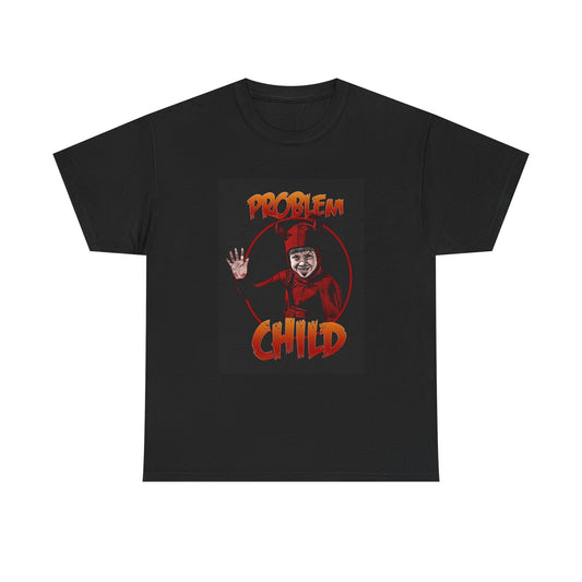 Problem Child T shirt Devil Funny Movie Poster Vintage Unisex Heavy Cotton Tee
