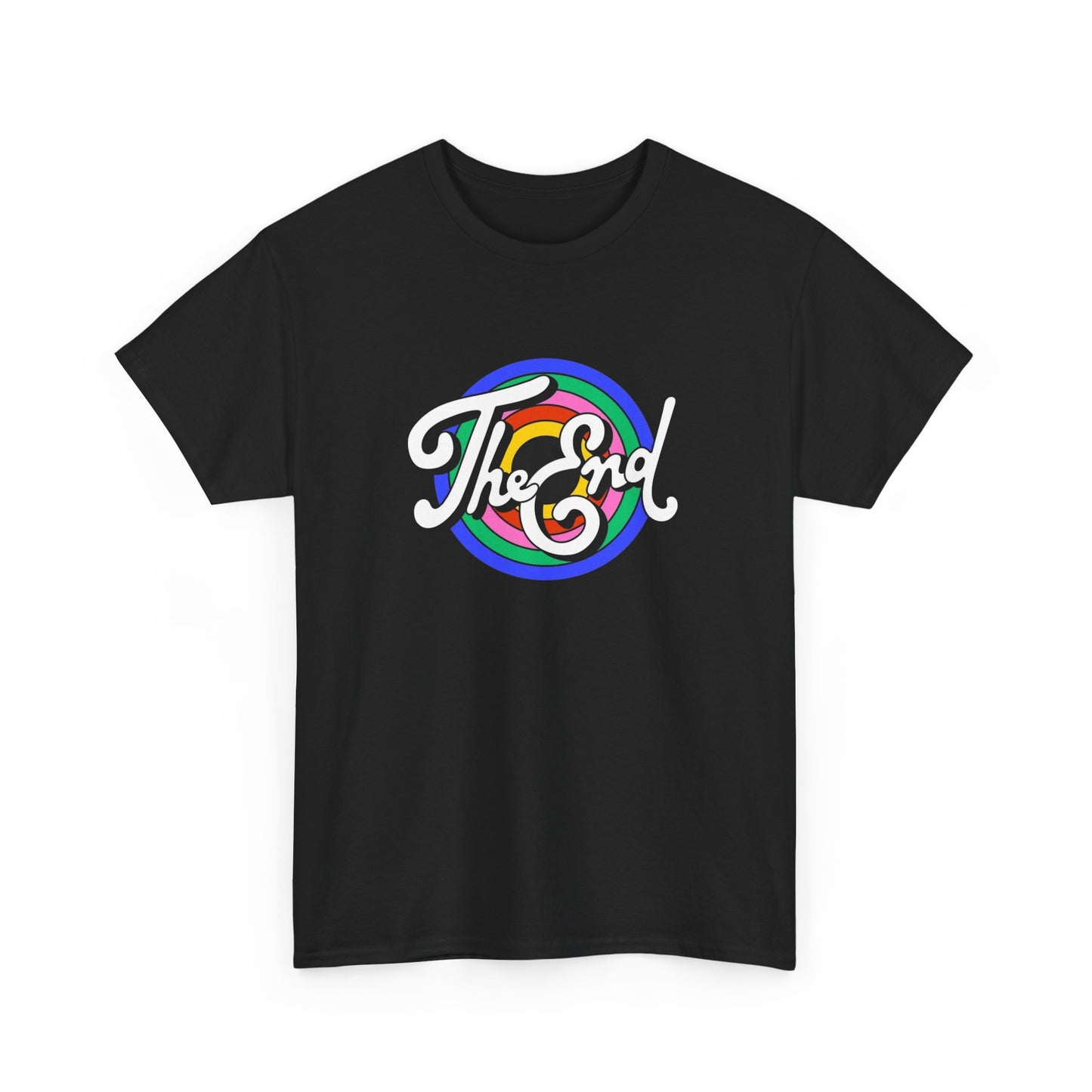 The End Cartoon Graphic T-Shirt Unisex Heavy Cotton Tee