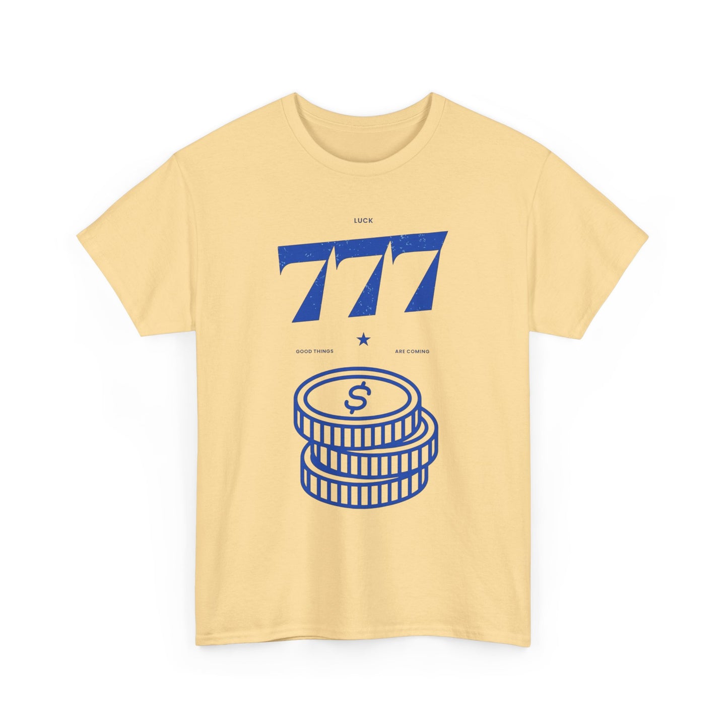 Luck 777 Retro Graphic T Shirt Unisex Cotton Tee - New Gift - Tee
