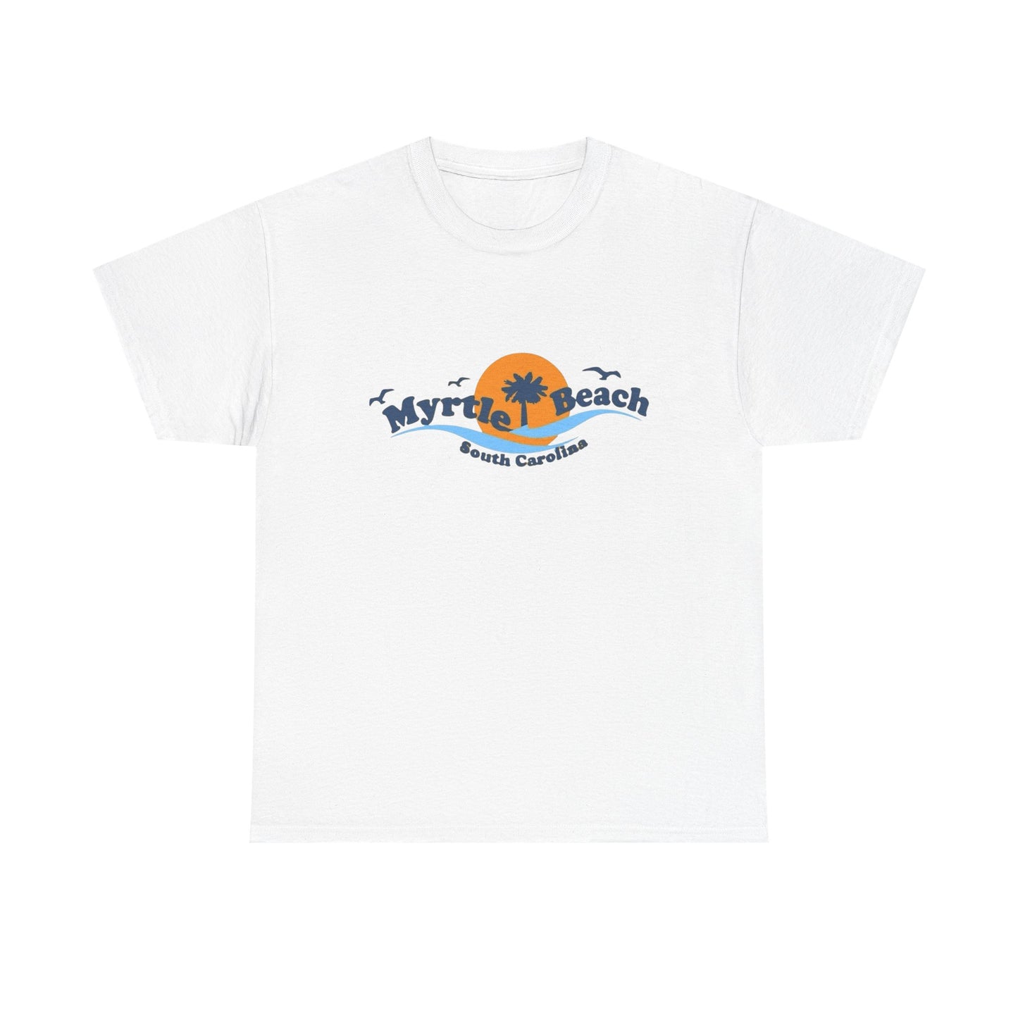 Myrtle Beach South Carolina Graphic T Shirt NEW Unisex Heavy Cotton Tee