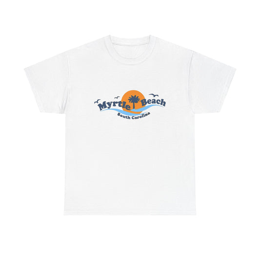Myrtle Beach South Carolina Graphic T Shirt NEW Unisex Heavy Cotton Tee