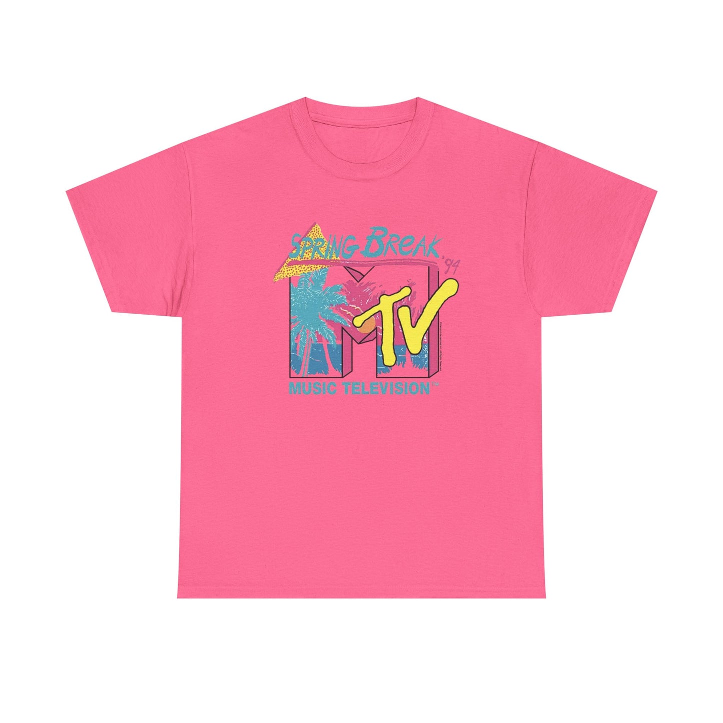 MTV Spring Break 94 Graphic T Shirt Vintage Heavy Cotton Tee