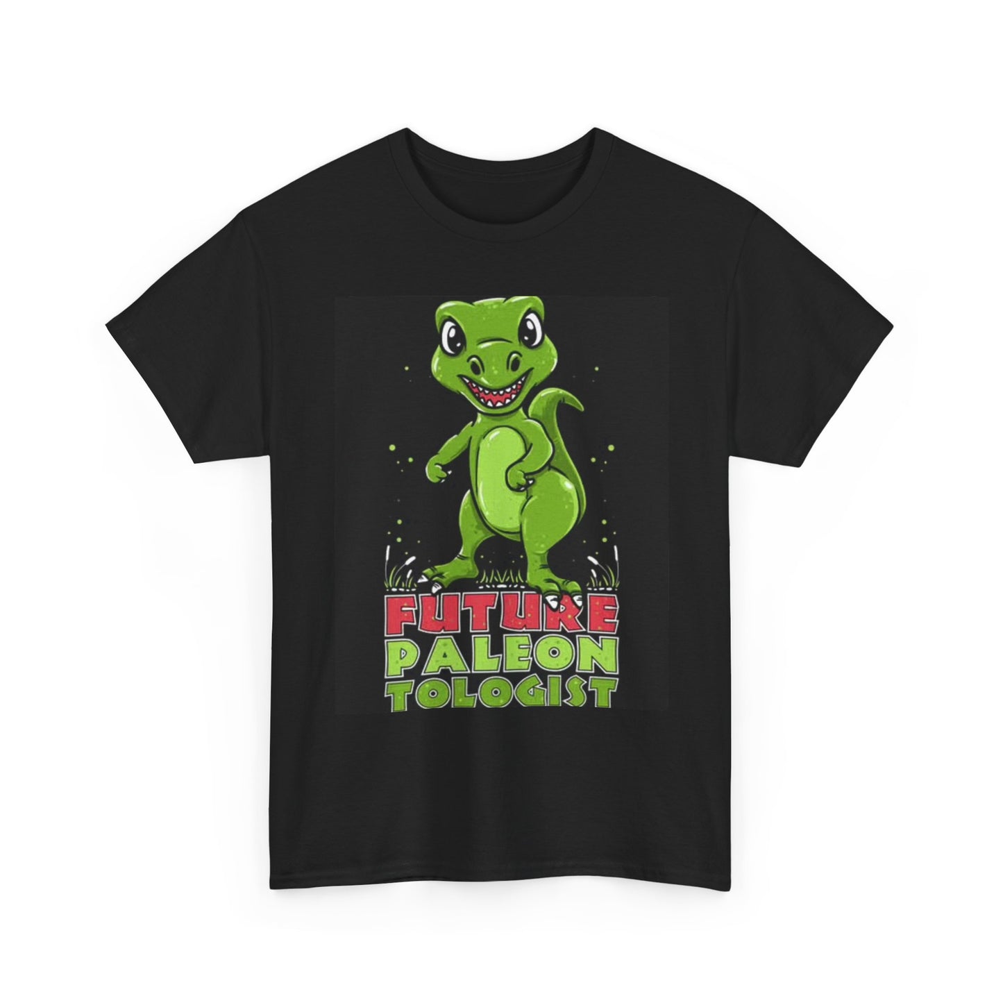 Future Paleontologist Graphic Dinosaur Shirt Funny Unisex Heavy Cotton Tee