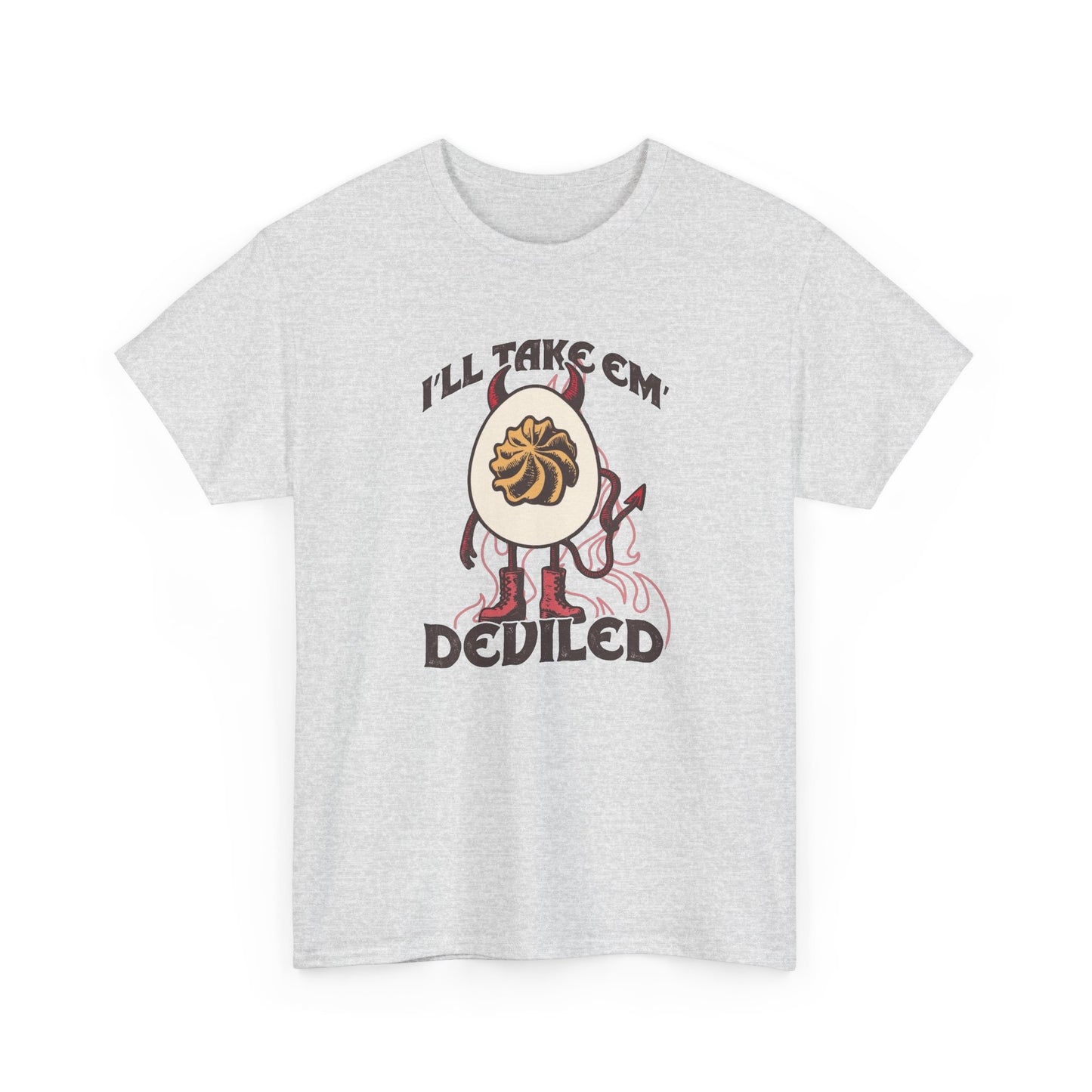 Funny Deviled Egg Jokes Graphic T Shirt NEW Unisex Heavy Cotton Tee