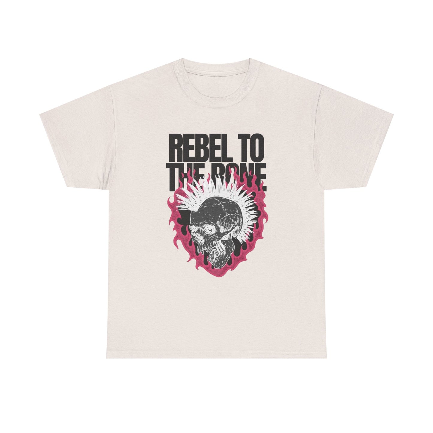 Rebel To The Bone Graphic T Shirt Unisex Heavy Cotton Tee