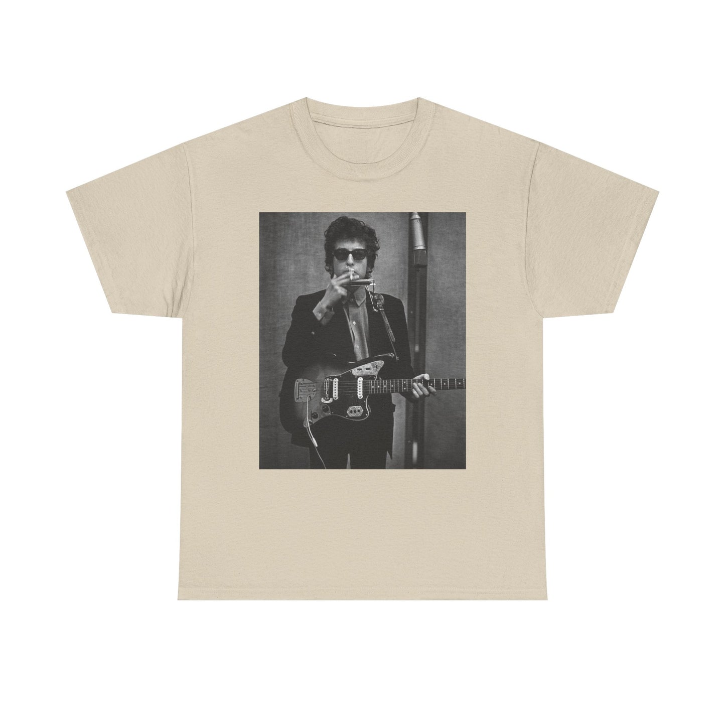 Bob Dylan T-shirt vintage classic rock retro art Unisex Heavy Cotton Tee