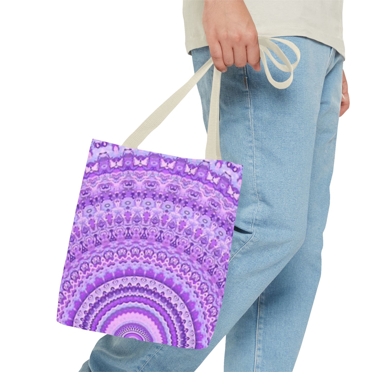 Trippy Purple Multi Color BRAND NEW MODERN Tote Bag (AOP)