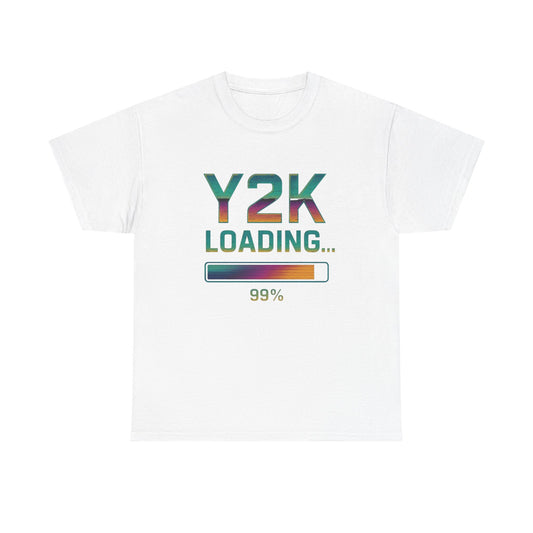 Y2k Loading Vintage Graphic T Shirt ADULT NEW Heavy Cotton Tee