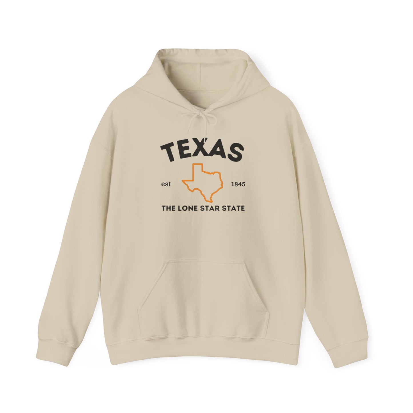 Texas The Lone Star State Graphic Hoodie Unisex Heavy Blend™ Hooded Sweatshirt