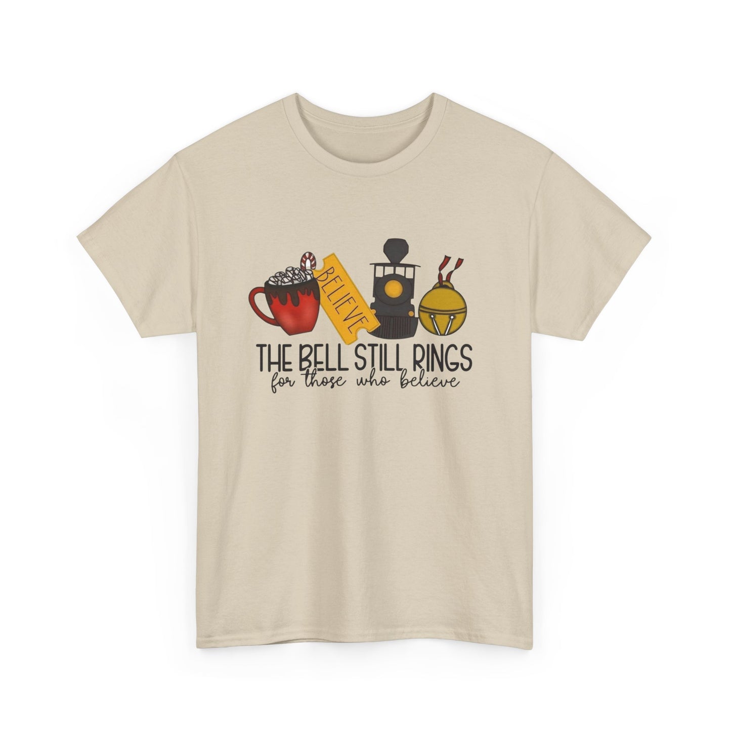 The Christmas Bell Still Rings Holidays Graphic T Shirt NEW Unisex Heavy Cotton