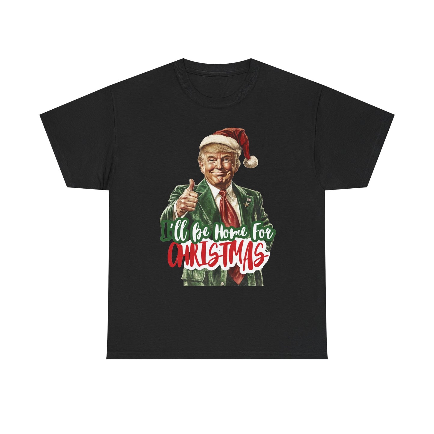 Trump Merry Christmas T Shirt Funny Holidays Gift Graphic Unisex Vintage Retro