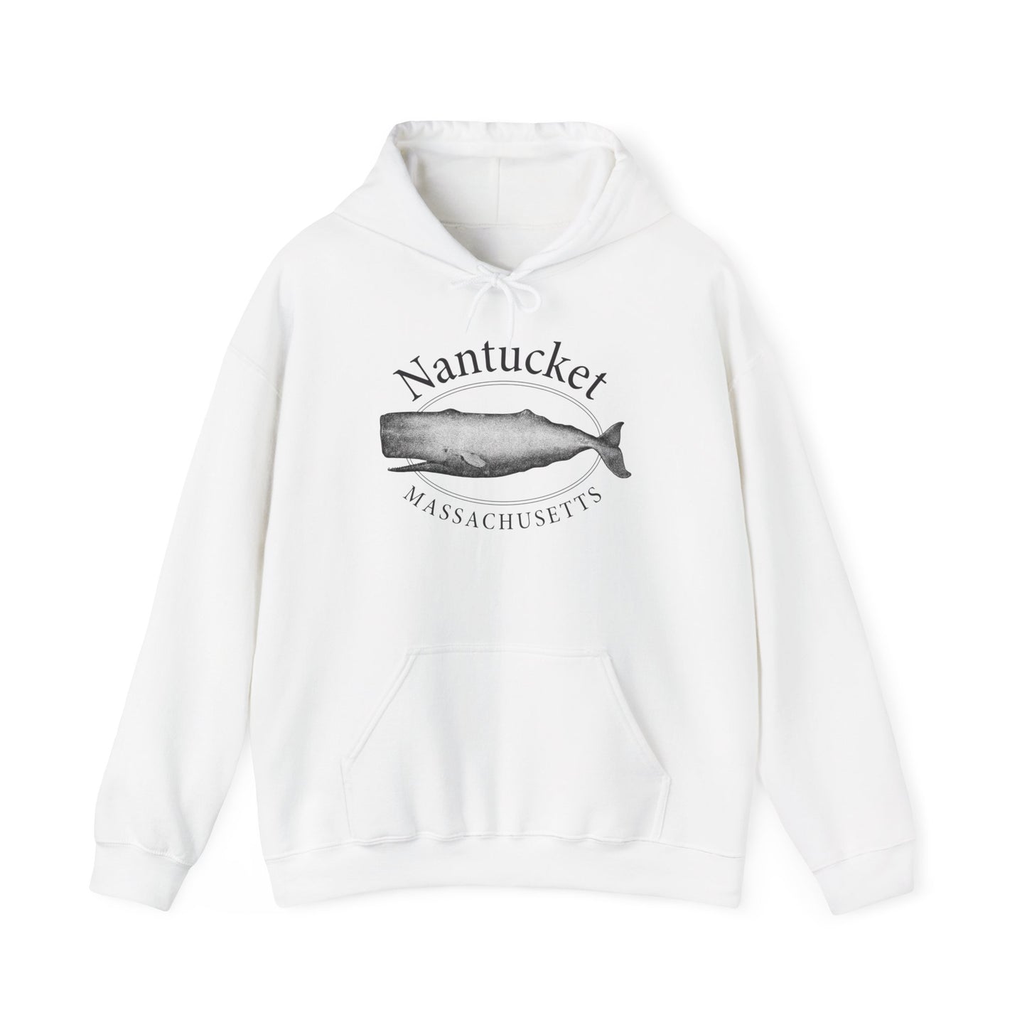 Nantucket Massachusetts Graphic Hoodie Unisex Heavy Blend™ Hooded Sweatshirt