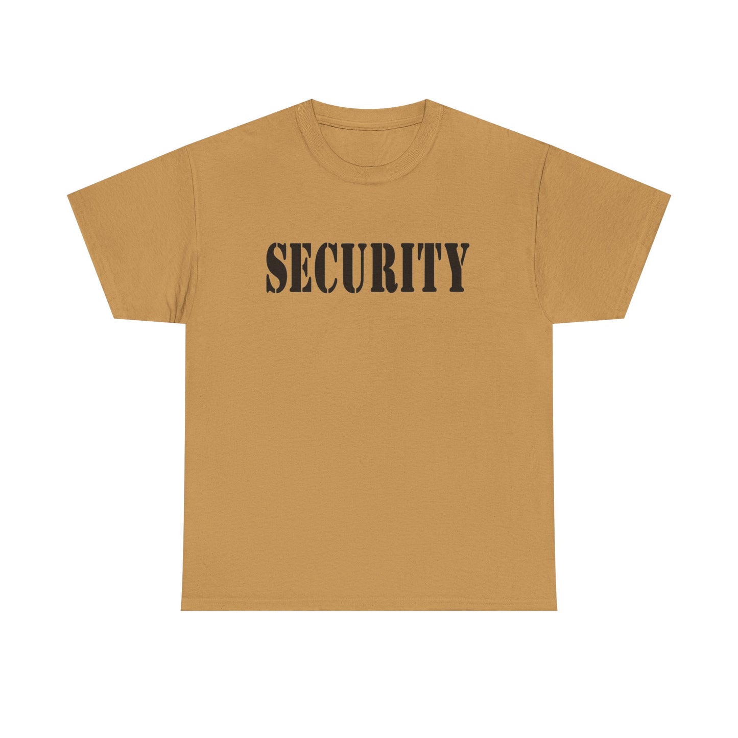 Security Graphic T Shirt Police Academy Uniform Funny Bar Unisex Heavy Cotton