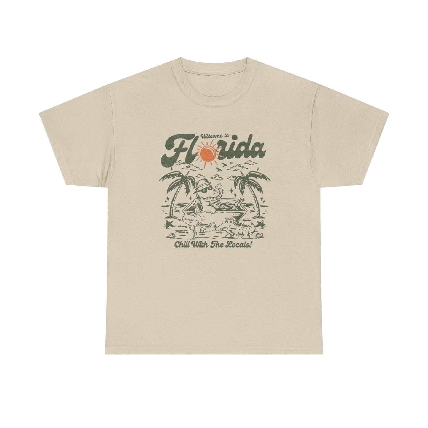 Welcome To Florida Gators Graphic T Shirt S-5XL NEW Unisex Heavy Cotton Tee