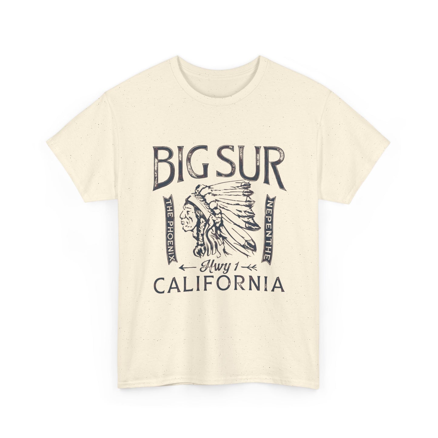 Big Sur California Graphic T Shirt Unisex Heavy Cotton Tee