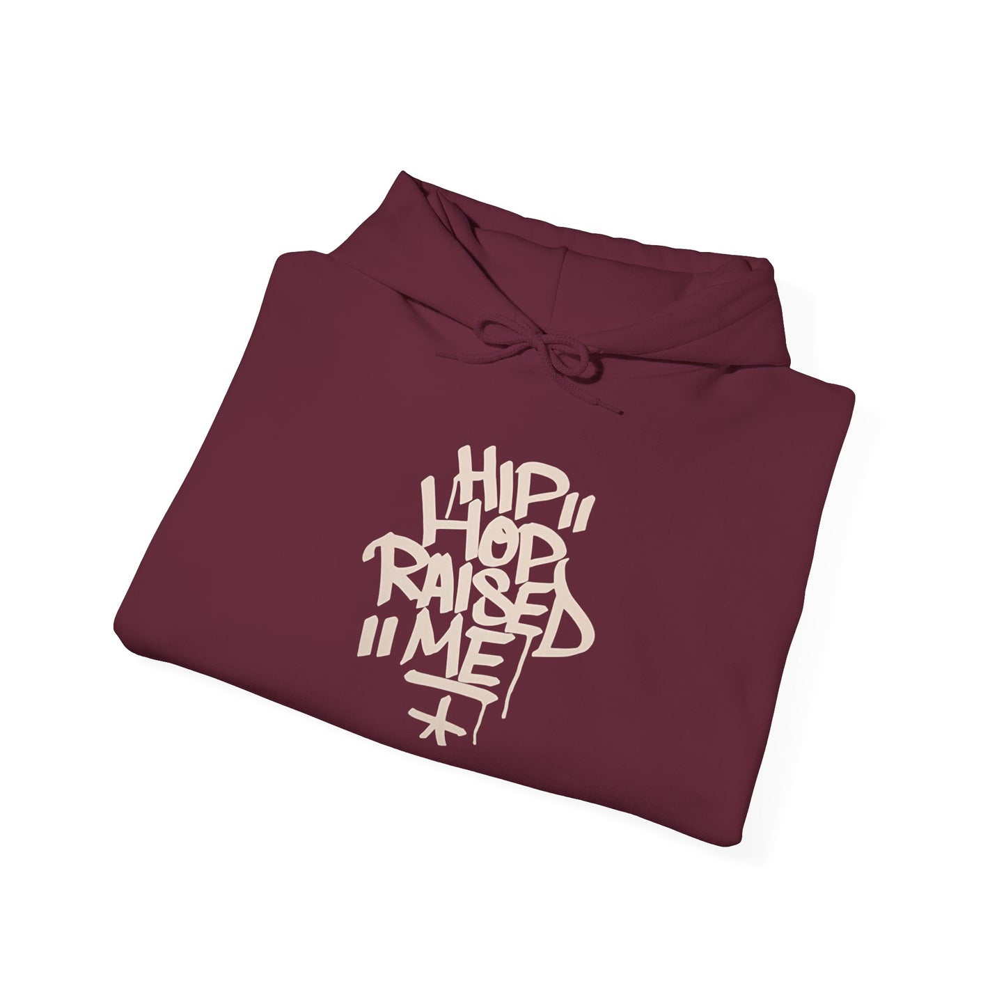 Hip Hop Raised Me Graphic Hoodie Unisex Heavy Blend™ Hooded Sweatshirt