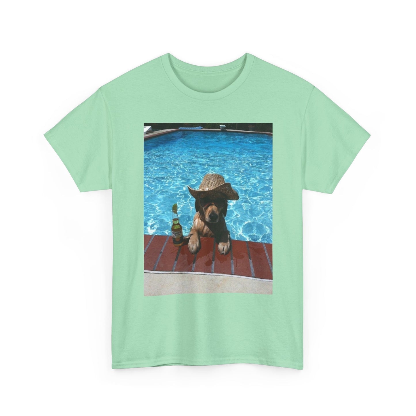 Funny Golden Retriever Dog Lover Graphic T-Shirt Unisex Heavy Cotton Tee NEW