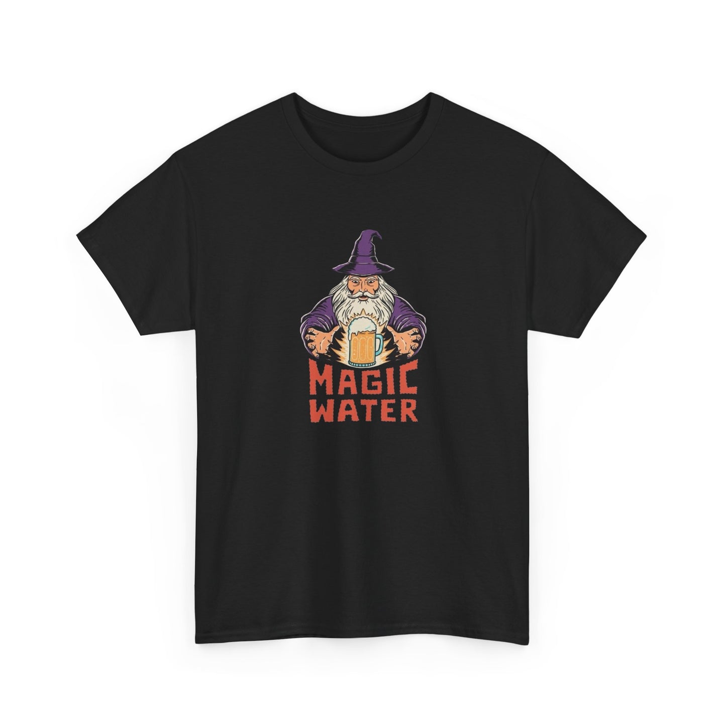 Magic Water Wizard Of Beer Graphic T-Shirt Comfy Cotton Tee Brand NEW