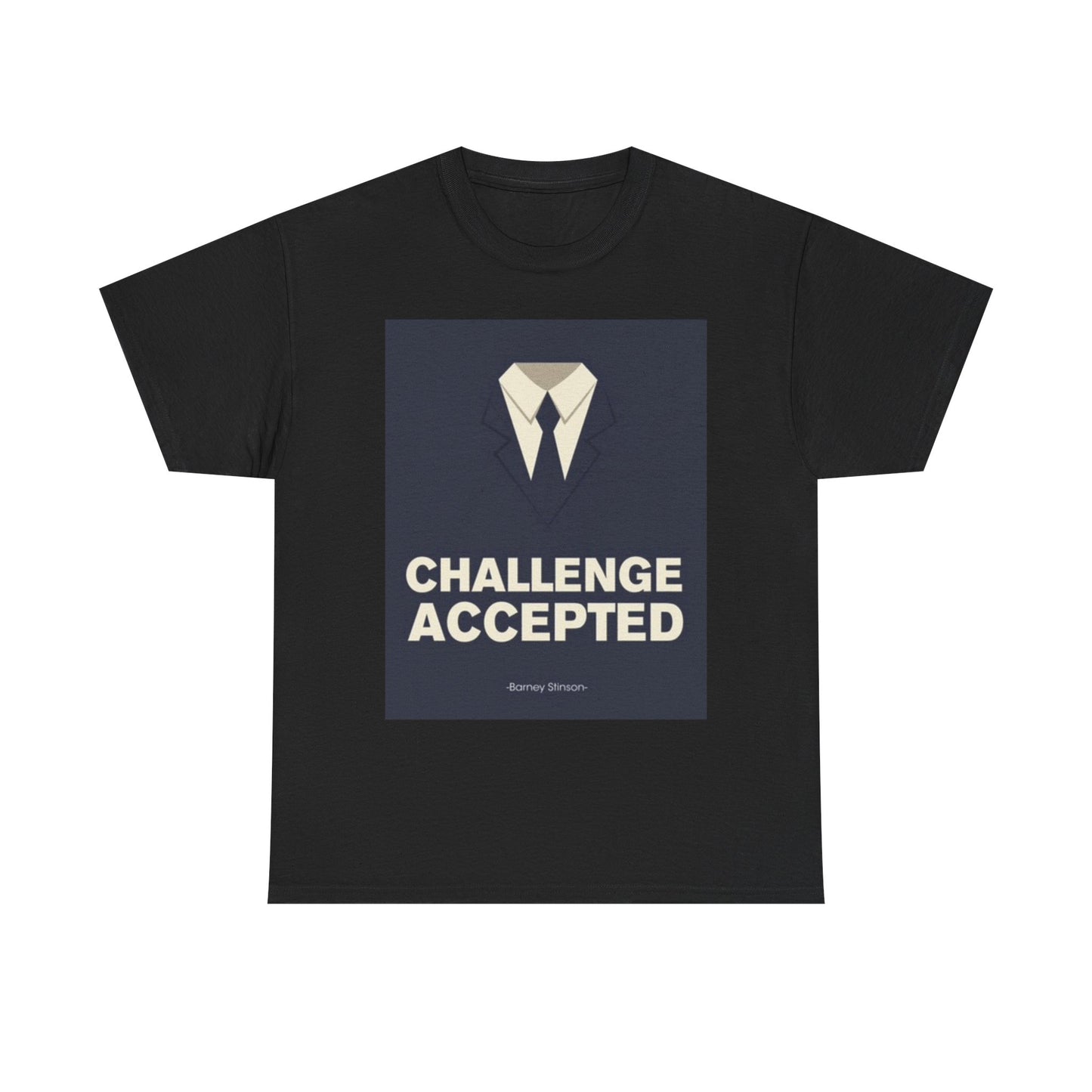 Challenge Accepted Graphic T Shirt Unisex Heavy Cotton Tee