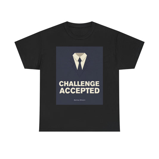 Challenge Accepted Graphic T Shirt Unisex Heavy Cotton Tee